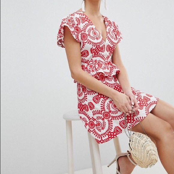 ASOS Dresses & Skirts - Pretty Little Thing Embroidered Dress